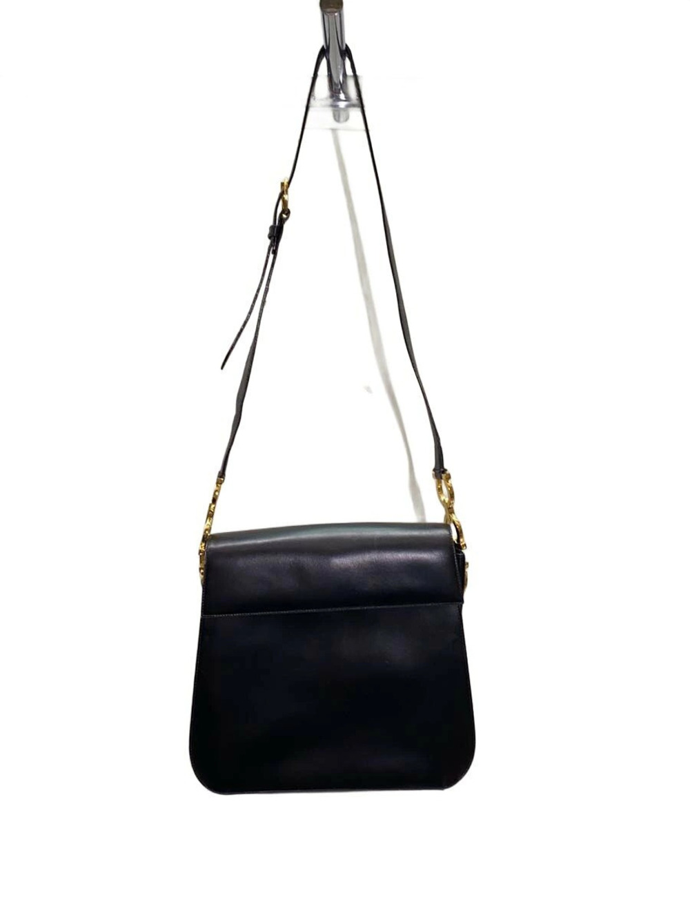 Salvatore Ferragamo Shoulder Bag Leather Black